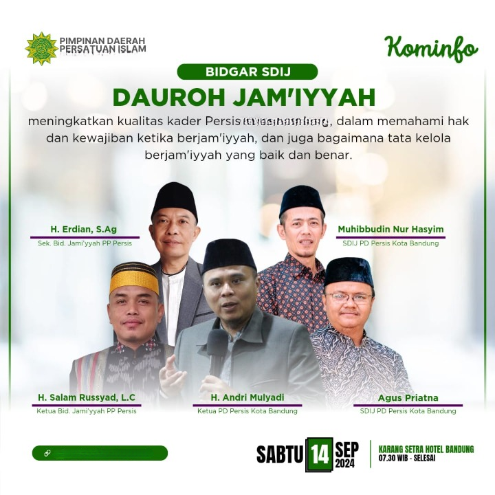 Dauroh Jamiyyah SDIJ PD PERSIS Kabupaten Serdang Bedagai